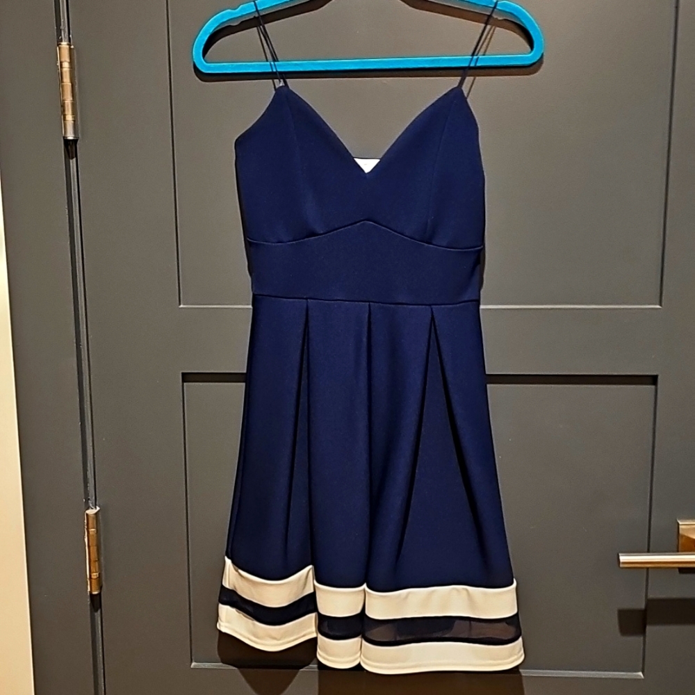 Cute Aline Nautical Mini Dress